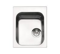 Fregadero Cuba sola Smeg Rectangular 42 cm Universal Alba VS34/P3 Acero Inoxidable