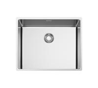 Fregadero Cuba sola Smeg Rectangular 50 cm Universal Mira VR12S50 Acero Inoxidable