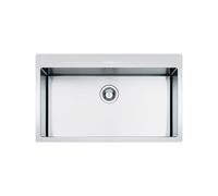 Fregadero Cuba sola Smeg Rectangular 70 cm Universal Mira LFT77RS Acero