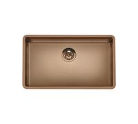 Fregadero Cuba sola Smeg Rectangular 70 cm Universal Mira VSTR71CUX Cobre