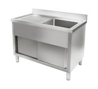 Fregadero de acero - 120 x 65 cm | Royal Catering