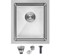 Fregadero de acero inoxidable para fregadero de cocina de esquina de un solo tazón 33 x 38 cm SUS304 Base de fregadero de cocina de acero inoxidable