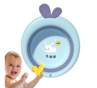 Fregadero de bebé plegable - Piscina plegable para niños y recién nacidos | Tazón de lavado de bebé multipropósito, tazón plegable para baño, viaje y cocina, accesorio práctico para SO