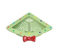Fregadero de cocina - Colador de esquina magnético de 23,5 cm | PP Triangle Food Catcher - Colador que ahorra espacio para pastas, frutas y verduras. Esta cesta de fregadero duradera es ideal para