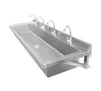 Fregadero de Cocina de Acero Inoxidable Montaje En Pared Con Grifo，lavabo de Lavado Un Solo Tazón Comercial Alta Resistencia ，fregadero de Utilidad Fregadero de Lavandería ，para Restaurante Baño