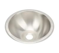 Fregadero de Cocina Redondo de Acero Inoxidable 9.25in para RV, Fregadero de Una Cubeta