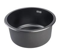 Fregadero de cocina redondo pequeño que ahorra espacio y es fácil de limpiar