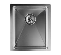 Fregadero de cocina TitanSteel de 45 x 39 cm (LxA) de acero inoxidable con superficie resistente a los arañazos y al calor
