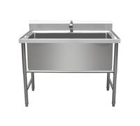 Fregadero De Ducha Para Perros Grandes, Estación De Baño Para Perros De Acero Inoxidable, Estación De Lavado Para Perros, Estación De Baño Para Lavado De Mascotas, Bañera Profesional(Depth 50cm/19.7in