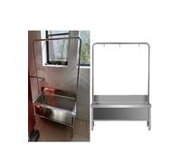 Fregadero de fregona comercial de acero inoxidable, bañera de utilidad resistente para cocina, restaurante y garajes de negocios