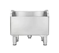 Fregadero de fregona de acero inoxidable 304 duradero para balcón, baño, hospital, restaurante, alberca versátil (plata, 45 x 41 x 55 cm)