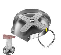 Fregadero de vidrio - Taza de alta presión, accesorio de enjuague, boquilla de enjuague rápido de acero inoxidable, bar-cafetería-cocina-lavadero, dispositivo de limpieza automatizado para tazas y