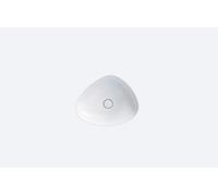 Fregadero Duravit Cape Cod 500 mm, sin agujero para grifo, sin rebosadero, 23395000001, Color: Color interior blanco, color exterior blanco, con Wondergliss