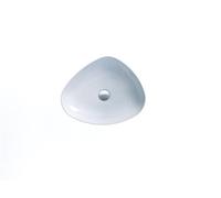 Fregadero Duravit Cape Cod 500 mm, sin agujero para grifo, sin rebosadero, 23395026001, Color: Color interior blanco, color exterior blanco seda mate, con WonderGliss