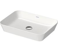 Fregadero Duravit Cape Cod, 550x400 mm, sin banco con agujero para grifo, sin rebosadero, 23475526001, Color: Color interior blanco, color exterior blanco seda mate, con WonderGliss