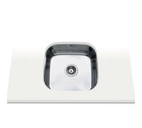 Fregadero Edesa FUJI BE 40x40 1C R-60 Acero Inoxidable Bajo Encimera Rectangular 1 Seno