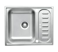 Fregadero encastrable Riverside (61,5 x 50 cm, Acero inoxidable)