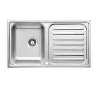 Fregadero encastrable Riverside (86 x 50 cm, Acero inoxidable)