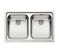 Fregadero encastrable SP792-2 (50 x 79 cm, Acero inoxidable)