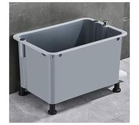 Fregadero independiente con botón de drenaje para fregona y baño de mascotas, ideal para balcón, baño, garaje y taller