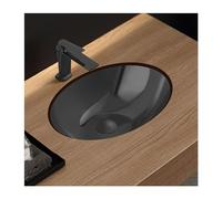 Fregadero ovalado de baño, lavabo de baño de balcón, fregadero de acero inoxidable para baños, lavabo galvanizado, con tapón de drenaje desplegable