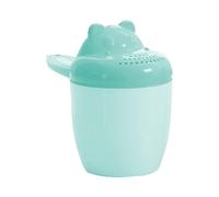 Fregadero para bañera de bebé, 21 x 16 x 10,5 cm, para ducha, champú, boquilla de cubo de dibujos animados, seguridad para champú, bañera infantil, lavado de pelo, hora de baño, baño o bañera