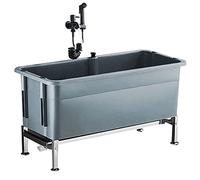Fregadero para trapeador, baño al aire libre Fregadero para uso general Lavadero Lavabo resistente a derrames Fregaderos para servicio pesado, Estación de lavado independiente grande