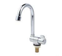 Fregadero plegable de latón con diseño giratorio de 360 grados más 180 grados rosca G1/2 para RV, barco, remolque, caravana y aplicaciones marinas (A)