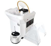 Fregadero portátil de spa con tanque de agua termostático de 60 L y sistema de circulación para una mejor experiencia de champú