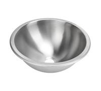 Fregadero Redondo de 12 Pulgadas, Fregadero de Cocina de Acero Inoxidable 304 con Salida de Alcantarillado de 40mm para Barco, Caravana, RV