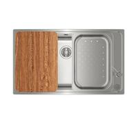 Fregadero Teka Bahia 1C Plus Inoxidable Rectangular 1 Cubeta 86x50 cm Mueble 90