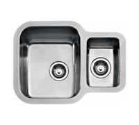 Fregadero Teka BE 1½C 625 - Acero inoxidable, Bajo encimera, 1,5 cubetas