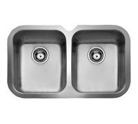 Fregadero Teka BE 2C 765 Acero Inoxidable Doble Seno Rectangular 340x400 mm