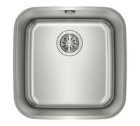TEKA Fregadero Bajo de Encimera BE 40.40 Plus 1C - Embellecedor de Rebosadero - Incluye Accesorios de Fijación - Mueble de 50 cm - Color Acero Inoxidable - 1 Cubeta 41 cm -