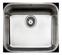 TEKA Fregadero Bajo Encimera 1 Seno 45 cm, Acero Inoxidable SilentSmart Profundidad 20cm Válvula Canasta, Modelo BE 45.40.20