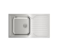 Fregadero Teka Classic 1C 1E Acero Inoxidable 1 Seno 860x500x190 mm Rectangular