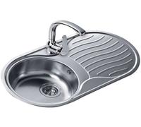 Teka DR-80 1C 1E DCHA - Fregadero De Cocina Acero 1Ø Inox 45 Cm 1 Cubeta 1 Escurridor