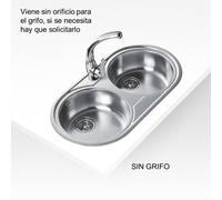 Teka Duetta 2C Inox - Fregadero 90Cm