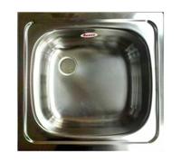 Teka Fregadero encastrado E-50 1C – 45 cm, 1 cubeta, acero inoxidable, insonorización