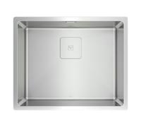 TEKA Fregadero de Una Cubeta 60 cm Acero Inoxidable, Triple Instalación, Profundidad 200mm, SilentSmart, Tratamiento PureClean, SoftTexture, Acero (18/10) FlexLinea RS15 50.40