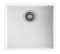 Fregadero Teka Square 40.40 TG Tegranite+ Blanco Bajo Encimera 44x44cm 1 Cubeta