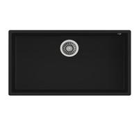 Fregadero Teka Square 72.40 TG negro 1 seno Tegranite+ bajo encimera 720x400 mm
