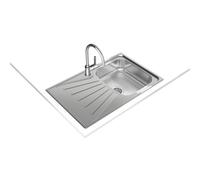 Fregadero Teka STARBRIGHT 45 E-XP Acero Inoxidable 1 Seno Escurridor Izquierda