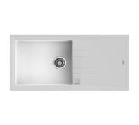 Teka Fregadero Stone 60-TG 1C 1E – 1 cubeta + escurridor Tegranite+ 60 cm Blanco