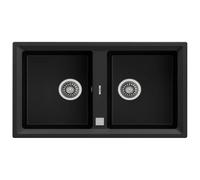 Teka Stone 90 B-TG 2C Fregadero empotrado Rectangular