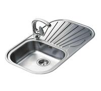 Fregadero Teka Stylo 1C 1E D Acero Inoxidable 1 Cubeta 1 Escurridor Sobre Encimera 45 cm