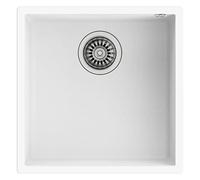 Fregadero Teka SQUARE 4040TG, Blanco, 1 seno, mueble de 50 cm