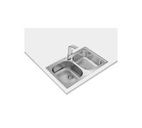 Fregadero Teka UNIVERSE 80 T-XP 2C Acero Inoxidable 2 Senos Rectangular Sobre-Encimera