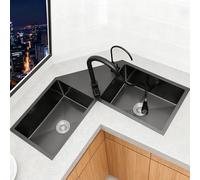 Fregaderos De Cocina,fregaderos El Acero Inoxidable 304 Es Para Cocinas Domésticas, Bares Y Restaurantes, Así Como Para Lavar Tazas, Tazones Y Verduras (85 X 85 Cm).