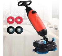 Fregadora Aspiradora Industrial A Batería 36V, Limpiadora De Suelos Profesional Con Cabezal Doble, Ancho 17", Depósitos De 4,5 Litros Y 7,5 Litros, Para Uso Intensivo En Almacenes Y Fábricas(Red)